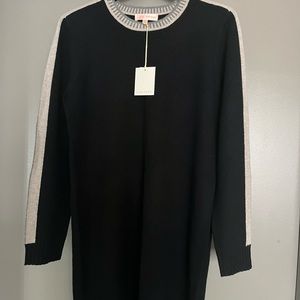 Lisa Todd “Two Timer” Medium black sweater dress